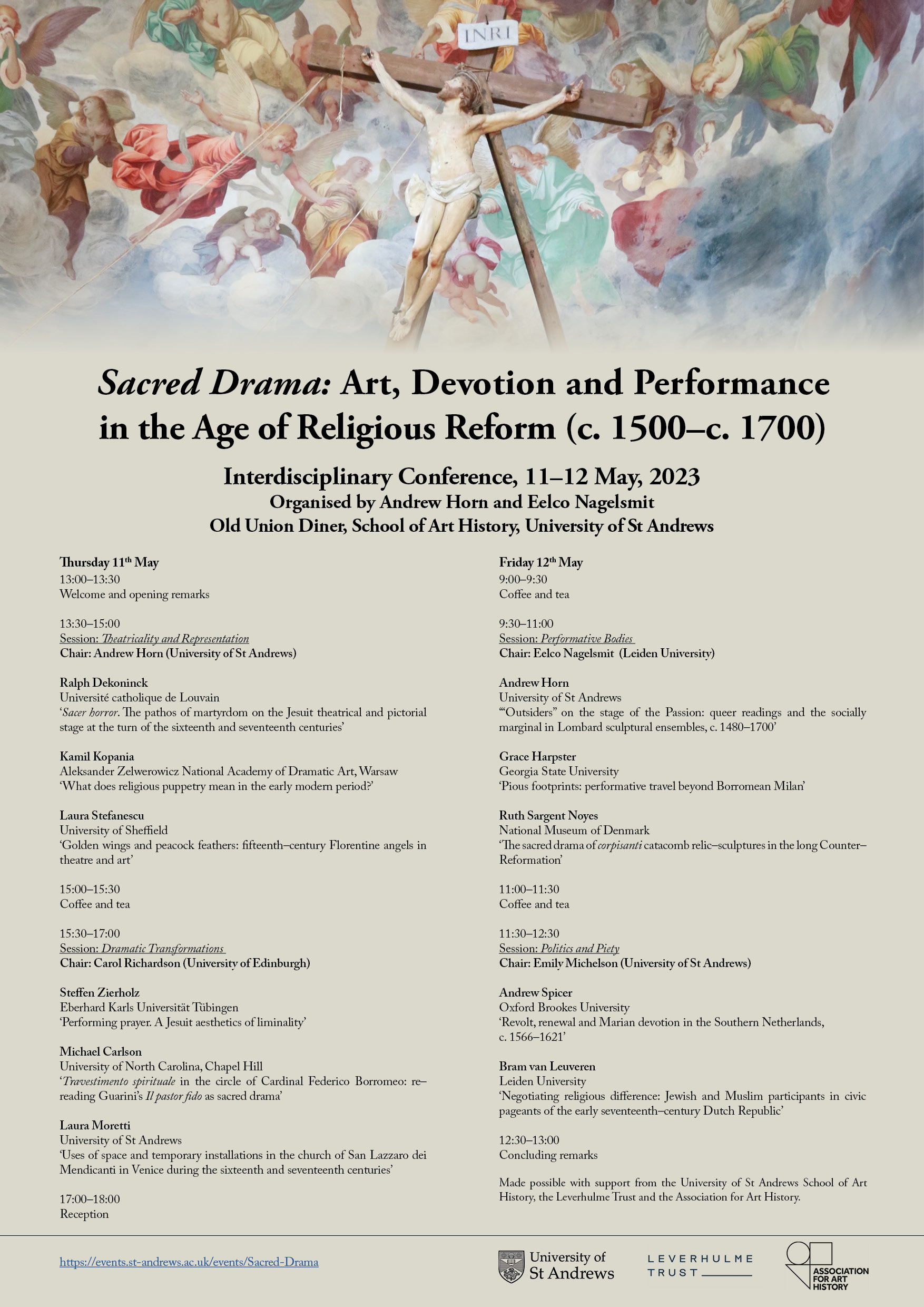 Sacred Drama: Art, Devotion and Performance in the Age of Religious Reform (c.1500 - c.1700) poster